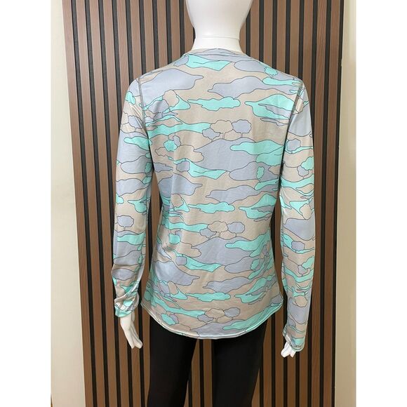 Patagonia Capilene Silkweight Women's M Blue Shirt Polyester Base Layer Stretch - Picture 2 of 7